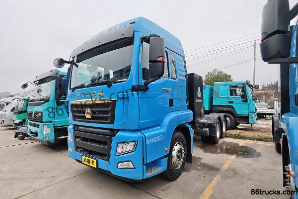 Sitrak SITRAK G7M 6X4(10 wheels) Electric Tractor Truck CATL 400kWh Exterior (3) | 86Trucks