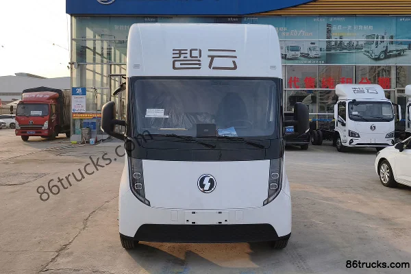 SHACMAN Zhiyun Kunshi Air Brake High Roof 4.15m Single Row Electric Van Light Truck CATL 120.27kWh 4X2(6 wheels) Exterior (2) | 86Trucks