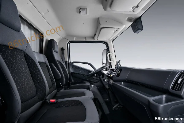 JMC E-Luda Max Wide Body Air Brake 4.2m Single Row Pure Electric Van Light Truck CATL 100.07kWh 4X2(6 wheels) Cab (2) | 86Trucks