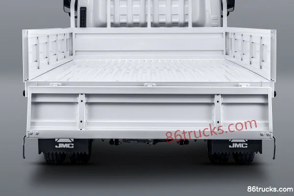 JMC Shunda frein hydraulique 3,89 m cabine simple camion léger plateau tout électrique CATL 77 kWh 4X2(6 roues) Carrosserie (3) | 86Trucks
