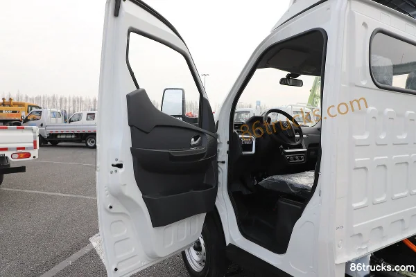 Feidi U7 hydraulic brake 3.805m single-row pure electric flatbed micro truck BYD 50.48kWh 4X2(6 wheels) Cab (1) | 86Trucks
