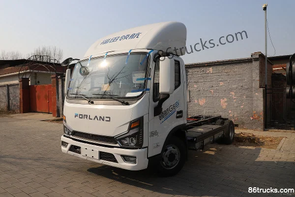 Times Leader G6 Air Brake 4.14m Single Row Cab Electric Cargo Truck EEC 141.32kWh 4X2(6 wheels) Exterior (3) | 86Trucks