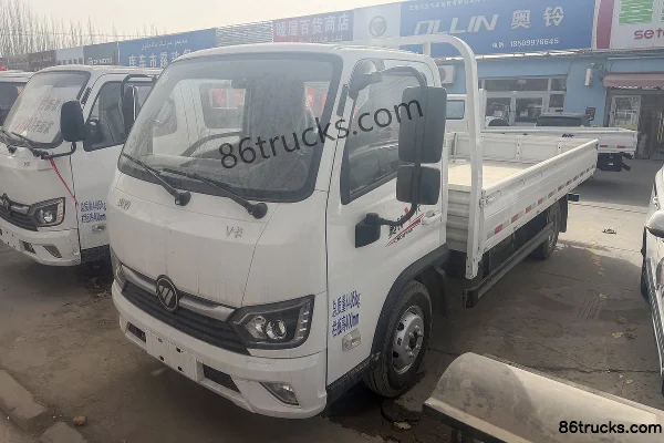Foton V-Card 2L CNG 127 hp 4X2(6 wheels) Dongan 5-Speed 4.2m Single Row Flatbed Mini Truck Exterior (2) | 86Trucks