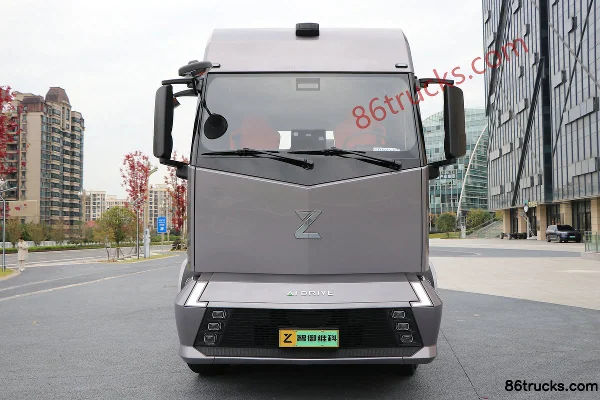 Zhiyu Weike Z7 Standard Load Edition 6X4(10 wheels) Electric Tractor Truck CALB 400.61kWh Exterior (2) | 86Trucks