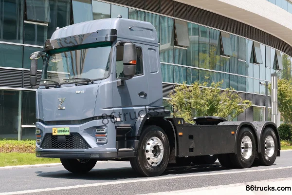 Zhiyu Weike Z5 Standard Load Edition 6X4(10 wheels) Electric Tractor Truck EVE 400.61kWh Exterior (3) | 86Trucks