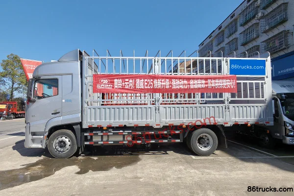 Foton H5 6.4L Diesel 300 hp 4X2(6 wheels) Fast Gear 8-Speed 6.8m Stake Truck Exterior (3) | 86Trucks