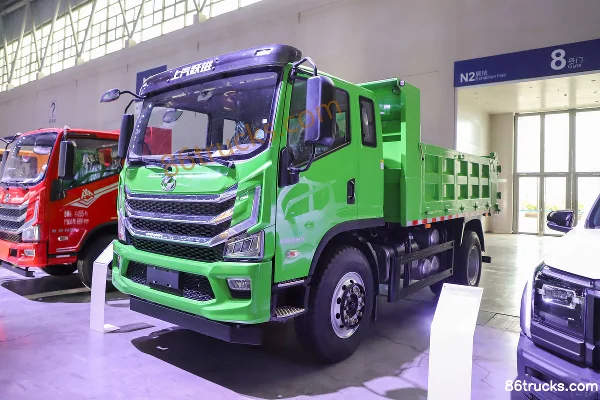 Yuejin Big Qilin 4.2L diesel 200hp 4X2(6 wheels) Fast Gear 8-speed 4.2m dump truck Exterior (3) | 86Trucks