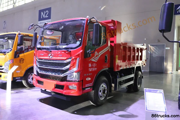 Yuejin Qilin H3 2.5L Diesel 180 hp 4X2(6 wheels) Fast Gear 10-speed 3.15m Single Row Dump Truck Exterior (3) | 86Trucks