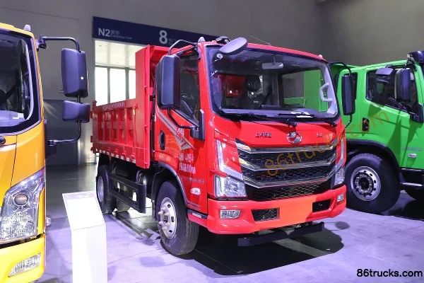 Yuejin Qilin H3 2.5L Diesel 180 hp 4X2(6 wheels) Fast Gear 10-speed 3.15m Single Row Dump Truck Exterior