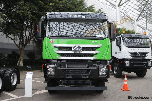 SAIC Hongyan Genlyon C6 440 hp 8X4(12 wheels) 7.8m Dump Truck (High Roof) (China VI) Exterior (2) | 86Trucks