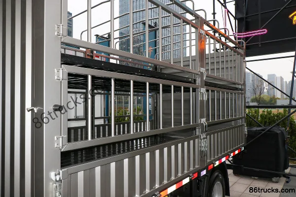 FARIZON Xingzhi T9M Smart Edition 4.135m Single Row Methanol Plug-in Extended Range Hybrid Cargo Truck with Side Panels 4X2(6 wheels) Body (