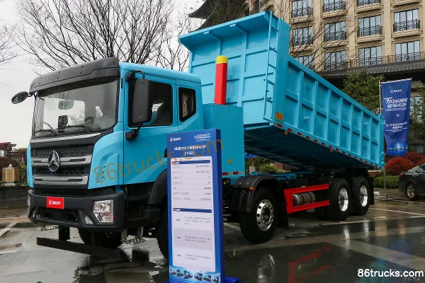 SANY 26 Model TAI 5 Lightweight 422 8X4(12 wheels) 6.5m pure electric dump truck CATL 262kWh Exterior (2) | 86Trucks