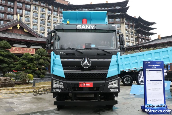 SANY 26 Model TAI 5 Heavy-duty 428 8X4(12 wheels) 8.2m pure electric dump truck CATL 600kWh Exterior