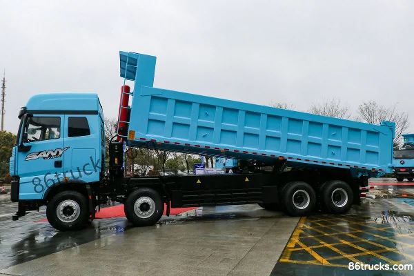 SANY 26 TAI 7 Heavy-Duty 432 8X4(12 wheels) 8.8m Pure Electric Dump Truck CATL 600kWh Exterior (3) | 86Trucks
