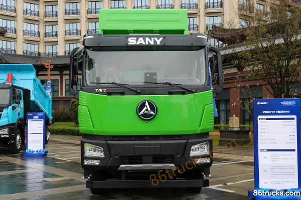 SANY 26 TAI 7 Composite 420 8X4(12 wheels) 5.8m Pure Electric Dump Truck CATL 600kWh Exterior