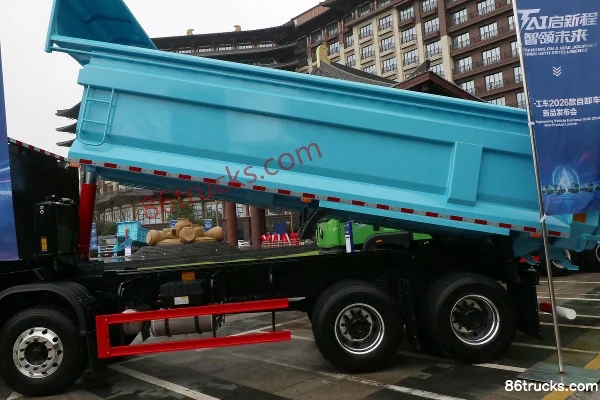 SANY 26 Model TAI 7 Composite 423 8X4(12 wheels) Autonomous 6.5m Half Cab Electric Dump Truck CATL 400kWh Body (2) | 86Trucks