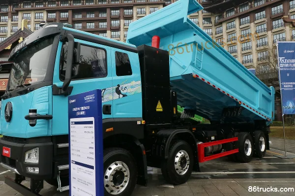 SANY 26 Model TAI 7 Composite 423 8X4(12 wheels) Autonomous 6.5m Half Cab Electric Dump Truck CATL 400kWh Body (1) | 86Trucks
