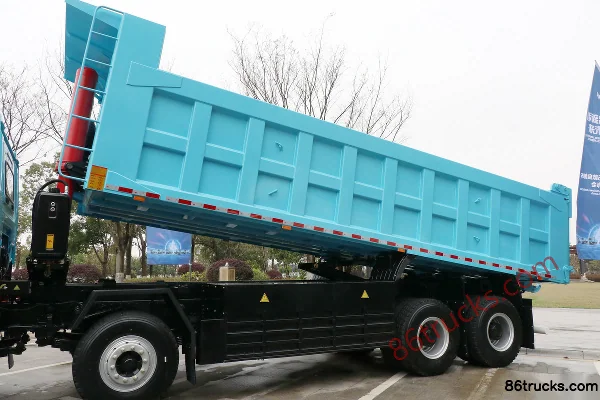 SANY 26 TAI 7 Heavy-Duty 428 8X4(12 wheels) Flat Top 8m Crew Cab Pure Electric Dump Truck CATL 600kWh Body (1) | 86Trucks