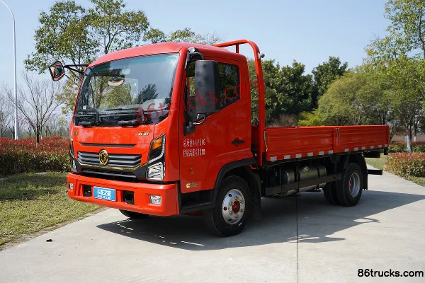 Dongfeng K6 2.5L Diesel 180hp 4X2(6 wheels) Fast Gear 6-speed Wide Body Air Brake 4.17m Single Row Flatbed Light Truck Exterior (3) | 86Truc