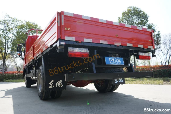 Dongfeng K6 2.5L Diesel 180hp 4X2(6 wheels) Fast Gear 6-speed Wide Body Air Brake 4.17m Single Row Flatbed Light Truck (2) | 86Trucks