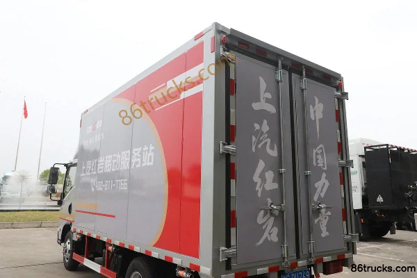 Yuejin Transcend C300 6-speed single-row van light truck (mobile service station) 4X2(6 wheels) Body (3) | 86Trucks