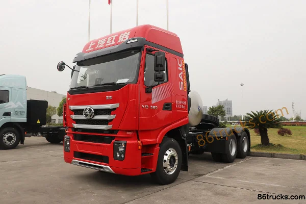 SAIC Hongyan Genlyon C6 Composite Edition 500hp 6X4(10 wheels) LNG Tractor Truck Exterior (3) | 86Trucks