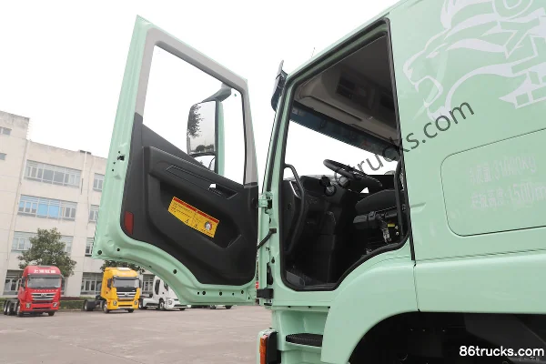 SAIC Hongyan Genlyon Heavy Duty 8X4(12 wheels) 8.8m Pure Electric Dump Truck CATL 600kWh Cab (1) | 86Trucks