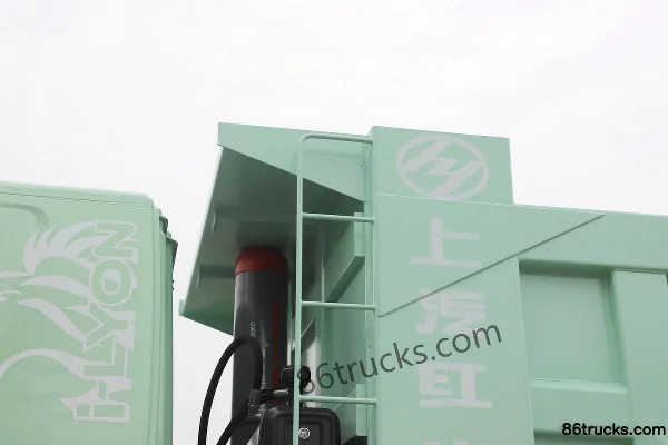 SAIC Hongyan Genlyon Heavy Duty 8X4(12 wheels) 8.8m Pure Electric Dump Truck CATL 600kWh Body (2) | 86Trucks