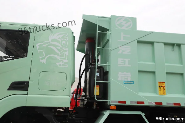 SAIC Hongyan Genlyon Heavy Duty 8X4(12 wheels) 8.8m Pure Electric Dump Truck CATL 600kWh Body (1) | 86Trucks