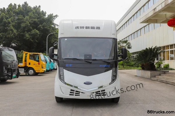 Qingling Isuzu Lingkun Air Brake 4.1m Single Row Pure Electric Van Truck CATL 120.27kWh 4X2(6 wheels) Exterior (2) | 86Trucks