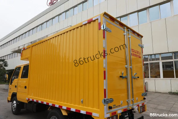 Isuzu 100P 120hp 4X2(6 wheels) 3.245m double-row van light truck (China VI)(air brake) Body (3) | 86Trucks