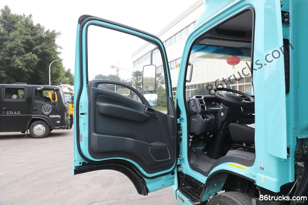 Isuzu EVM100 Air Brake 4.13m Single Row Pure Electric Van Light Truck CATL 120.27kWh 4X2(6 wheels) Cab (1) | 86Trucks