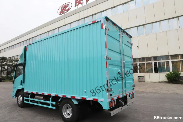 Isuzu EVM100 Air Brake 4.13m Single Row Pure Electric Van Light Truck CATL 120.27kWh 4X2(6 wheels) Body (3) | 86Trucks