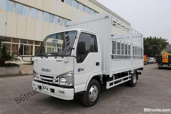 Qingling Isuzu 100P 98 ch 4X2(6 roues) 3,6 m camion à ridelles simple cabine Extérieur (3) | 86Trucks