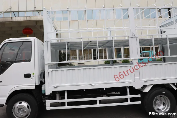 Qingling Isuzu 100P 98 ch 4X2(6 roues) 3,6 m camion à ridelles simple cabine Carrosserie (2) | 86Trucks