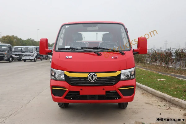 Dongfeng T5 110 hp 4X2(6 wheels) 3.965m Flammable Gas Van Transport Truck Exterior (2) | 86Trucks