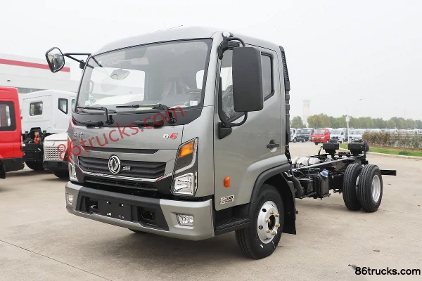 Dongfeng Duolika D6-N Ruineng Edition 163hp 4X2(6 wheels) 4.13m single row flatbed light truck (China VI) Exterior (3) | 86Trucks