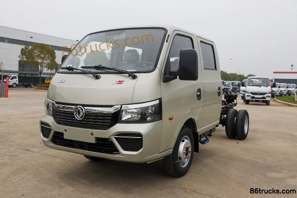 Dongfeng T5 1.6L 122hp 4X2(6 wheels) Gasoline 2.835m Double Row Side Panel Mini Truck Exterior (3) | 86Trucks