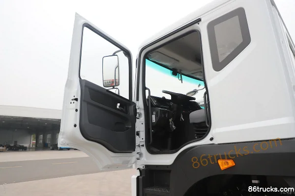 Dongfeng D9 4X2(6 roues) camion benne à ordures électrique pur CATL 231.84 kWh Cabine (1) | 86Trucks