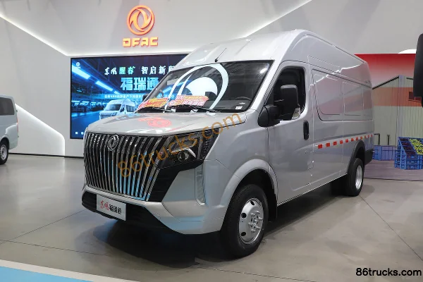 Dongfeng V10 2026 Model 2.0T Diesel 156hp 3-Seat Long Wheelbase High Roof Panel Van Exterior (3) | 86Trucks