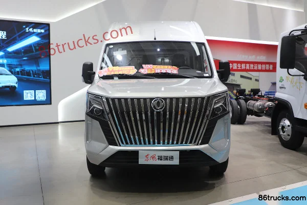 Dongfeng V10 2026 Model 2.0T Diesel 156hp 3-Seat Long Wheelbase High Roof Panel Van Exterior (2) | 86Trucks