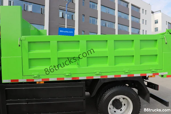Yuejin Daqilin EH5 4X2(6 wheels) 4m Single Row Pure Electric Dump Truck CATL 140.95kWh Body (3) | 86Trucks