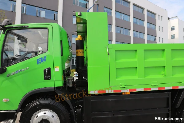 Yuejin Daqilin EH5 4X2(6 wheels) 4m Single Row Pure Electric Dump Truck CATL 140.95kWh Body (1) | 86Trucks