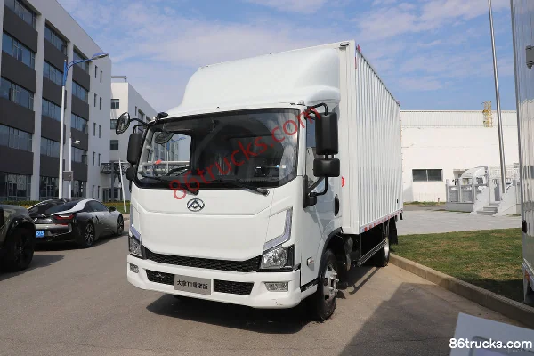 Yuejin Datun T1 Heavy-Duty Version 4.17m Single Row Pure Electric Box Truck CATL 120.27kWh 4X2(6 wheels) Exterior (3) | 86Trucks