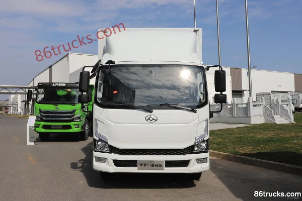 Yuejin Datun T1 Heavy-Duty Version 4.17m Single Row Pure Electric Box Truck CATL 120.27kWh 4X2(6 wheels) Exterior (2) | 86Trucks