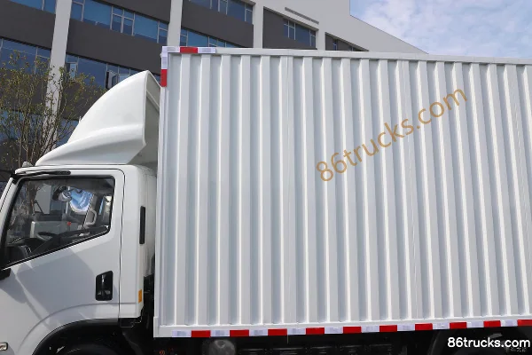 Yuejin Datun T1 Heavy-Duty Version 4.17m Single Row Pure Electric Box Truck CATL 120.27kWh 4X2(6 wheels) Body (1) | 86Trucks