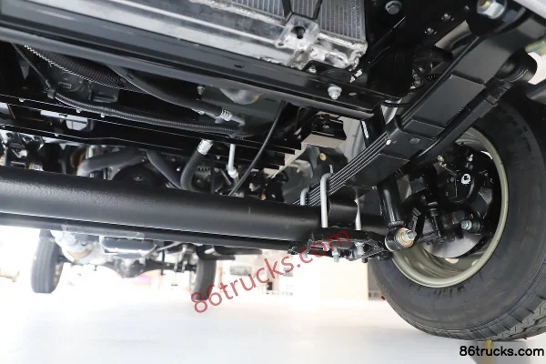 Yuejin Fuxing S90 1.6L Gasoline 123hp 4X2(6 wheels) Mengwo 5-Speed Hydraulic Brake 3.05m Single Row Flatbed Micro Truck Chassis (3) | 86Truc