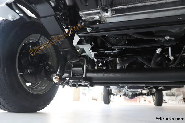 Yuejin Fuxing S90 1.6L Gasoline 123hp 4X2(6 wheels) Mengwo 5-Speed Hydraulic Brake 3.05m Single Row Flatbed Micro Truck Chassis (2) | 86Truc