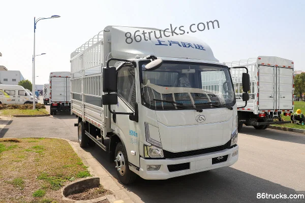 Yuejin Dana T1 Heavy-Duty Edition Air Brake 4.2m Single Row Pure Electric Stake Truck CATL 140.41kWh 4X2(6 wheels) Exter