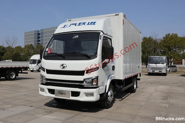 Yuejin Dana T3 3,8 m micro camion fourgon électrique pur simple cabine CATL 53,58 kWh 4X2(6 roues) Extérieur (3) | 86Trucks
